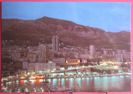 Monaco - Vue De Nuit Sur Le Port - Hafen