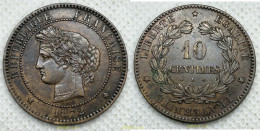 3704 ESPAÑA 1872 FRANCE 1872 10 CENTIMES K BORDEAUX - Verzamelingen