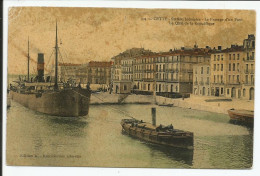 Station Balnéaire Le Passage D'Un Pont Le Quai De La République 1906 - Sete (Cette)