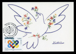 ANDORRA ANDORRE Postes (2023) Carte Maximum Card - EUROPA La Pau, Peace, Paix, Paz, Dove, Picasso, Colombe, Paloma - Maximumkarten (MC)