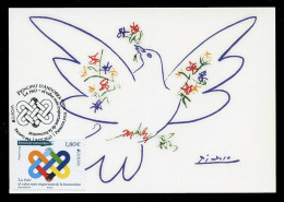 ANDORRA ANDORRE Postes (2023) Carte Maximum Card - EUROPA La Pau, Peace, Paix, Paz, Dove, Picasso, Colombe, Paloma - Cartes-Maximum (CM)