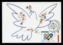 ANDORRA ANDORRE Postes (2023) Carte Maximum Card - EUROPA La Pau, Peace, Paix, Paz, Dove, Picasso, Colombe, Paloma - Cartes-Maximum (CM)