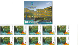 GREECE  2012     BOOKLET    SELF - ADHESIVE   STAMPS        TOURING  RODOS  PALLADIUM - Cuadernillos