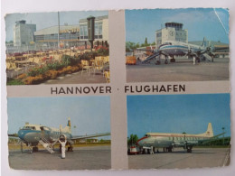 Hannover, Flughafen, Alte Propellermaschinen, 1962 - Hannover