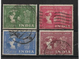 INDIA 1949 UPU SET FINE USED Cat £12 - Oblitérés