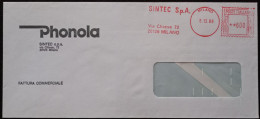 Milano 1988 - SINTEC Spa Phonola - EMA Meter Freistempel Affrancatura Meccanica - Franking Machines (EMA)