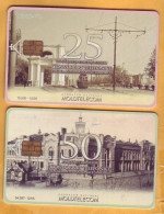 2005  Moldova Moldavie Moldau Used  25, 50 Pulses Telephone 2 Cards - Moldavie