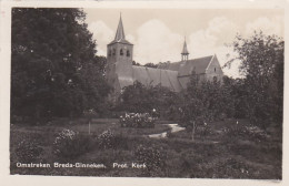 4850a212Omstreken Breda – Ginneken, Prot. Kerk. (FOTOKAART) N  - Breda