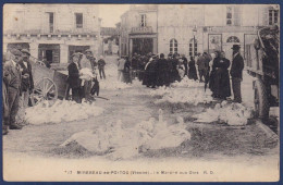 CPA [86] Vienne > Mirebeau Marché Aux Oies écrite - Mirebeau