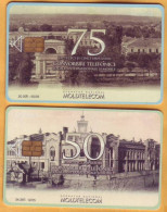 2005  Moldova Moldavie Moldau Used 75,100 Pulses Telephone 2 Cards - Moldavië