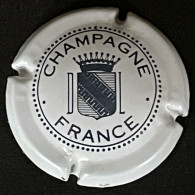 43 - 12 - Duval-Leroy, Bleu Foncé, écusson Empaté  (DL) (côte 2 Euros) Capsule De Champagne - Duval-Leroy