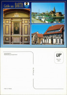 Ansichtskarte Barth Tür, Haus, Fischerboote 1990 - Barth