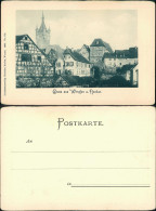 Ansichtskarte Bad Wimpfen Teilansicht Mit Alten Fachwerkhäusern 1900 - Bad Wimpfen