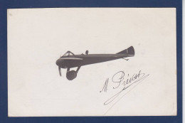 CPA Autographe Signature De Prévost Aviateur Aviation Carte Photo Texte Intéressant En Rapport Avec La Carte - Aviatori E Astronauti