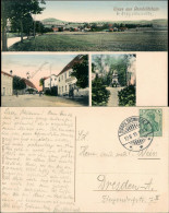 Ansichtskarte Reinholdshain-Dippoldiswalde Straße, Stadt, Denkmal 1913 - Dippoldiswalde