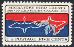 !a! USA Sc# 1306 MNH SINGLE (a2) - Migratory Bird Treaty - Nuovi