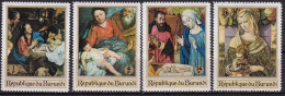 Burundi, 1967, 382/85, MNH **, Weihnachten: Szenen Aus Dem Neuen Testament - Ungebraucht