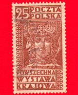 POLONIA - Usato - 1928 - Swiatowid, Antica Divinità Slava - Fiera Agricola Di Poznan - 25 Gr - Used Stamps