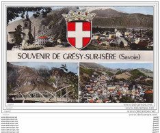 Cpsm Réf-JPX473 ( Dép  73)  Passer Des Vacances En Savoie à GRESY-sur-ISERE ,  C'est Le Top !! - Gresy Sur Isere