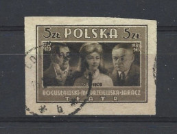 Poland 1947 Celebrities Imperf. Y.T. 490A (0) - Gebraucht