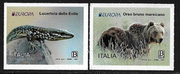 ITALIA /ITALY /ITALIEN  -EUROPA 2021-"ENDANGERED NATIONAL WILDLIFE"- SERIE De 2  V. - N - 2021