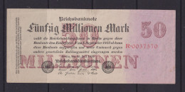 GERMANY - 1923 50 Millionen Mark Circulated Banknote - 50 Mio. Mark