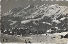 Wengen Mit Schwarzbirg 1944 Belebt - Wengen