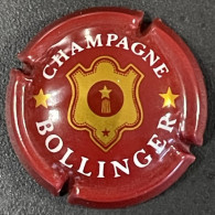 268 - 26a - Bollinger, Bordeaux Et Or Brillant, Lettres Fines (côte 6 €) - Capsule De Champagne - Bollinger