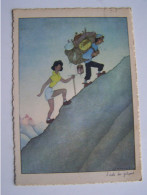 LES ILLUSTRATEURS. SAMIVEL. LE SPORT. LA MONTAGNE. L'ALPINISME.  "L'ECOLE DES GARCONS". - Samivel