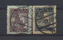 Poland 1927 School Tax Y.T. 334/335 (0) - Usados