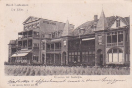 485384Katwijk, Hotel Restaurant Du Rhin. Groeten Uit Katwijk Rond 1900.  - Katwijk (aan Zee)