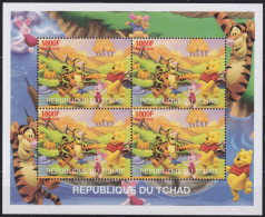 F-EX48021 CHAD TCHAD MNH 2008 MOVIE CARTOONS WINNIE THE POO.  - Cinema