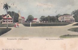 485410Paramaribo, Het Gouvernements Plein. (Poststempel 1903)  - Suriname