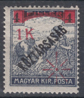 Hungary Temesvar 1919, Romanian Zone Mi#7 Mint Hinged - Temesvár