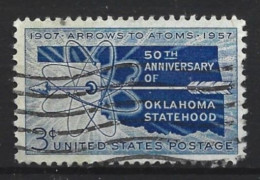 USA 1957 Oklahoma Statehood Y.T.  629 (0) - Oblitérés