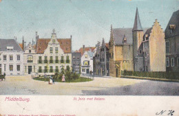 485511Middelburg, St Joris Met Balans. 1905. (Scheurtje Rechtsboven, Zie Hoeken, Boven In Een Vouw) - Middelburg