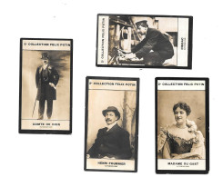 DW33 - CHROMOS PHOTOGRAPHIQUES 2ème COLLECTION FELIX POTIN - HENRI FOURNIER - MME DU GAST - CISSAC - COMTE DE DION - Autres & Non Classés