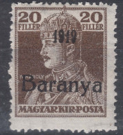 Hungary Baranya 1919 Mi#36 Mint Hinged - Baranya