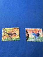 India 2005 Michel 2158+59 Bedrohte Vögel - Used Stamps