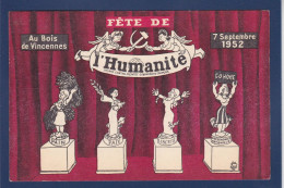 CPSM Communisme Parti Communiste Fête De L'humanité 1952 Cachet Circulée Jean Effel - Ereignisse