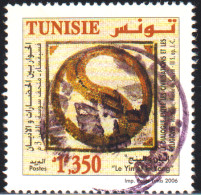 2006-Tunisie / Y&T 1568- Dialogue Entre Civilisations & Réligions, Mosaïque, Musée De Sousse -III-S. Ap.JC. OBLI - Paintings