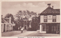 4858139Grijpskerk, Gezicht Op De Herv. Kerk. ,,Hotel Vogelzang''  - Autres & Non Classés