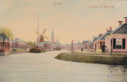 4858188Bedum, Gezicht Op Bedum 1912. (rechtsonder Een Kleine Vouw)  - Sonstige & Ohne Zuordnung