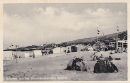 4858411Groeten Van Het Bloemendaalsche Strand. (plakkers Zie Achterkant)  - Bloemendaal