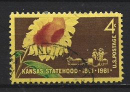 USA 1961 Kansas Statehood Centennial  Y.T. 714 (0) - Used Stamps