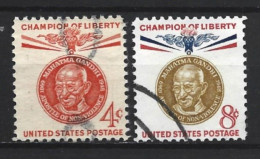 USA 1961 Mahatma Gandhi Y.T. 709/710 (0) - Gebruikt