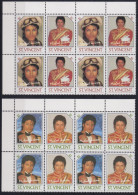 F-EX48760 ST VINCENT MNH 1985 MICHAEL JACKSON BLOCK 4.  - Cantanti