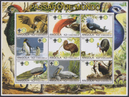 F-EX49019 ANGOLA MNH 2000 SPECIAL SHEET BIRD AVES PAJAROS.  - Gallinacées & Faisans