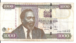 KENYA 1000 SHILLINGS 2010 VF P 51 E - Kenya