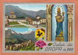 OROPA - SALUTI DA - ECRITE - Luoghi Santi